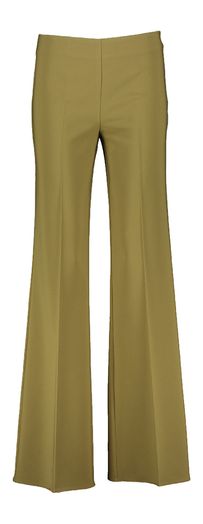 Groene wijdvallende geklede broek Rinascimento