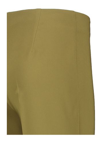 Groene wijdvallende geklede broek Rinascimento
