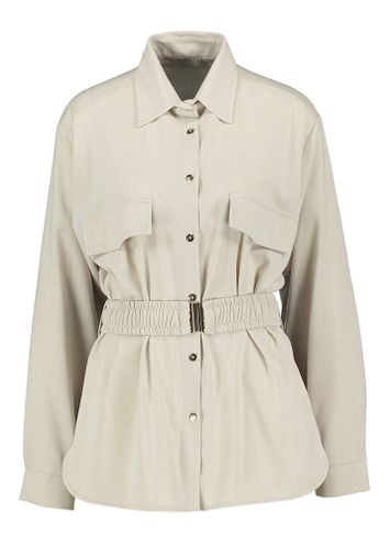 Pearl grey blazer Rinascimento 