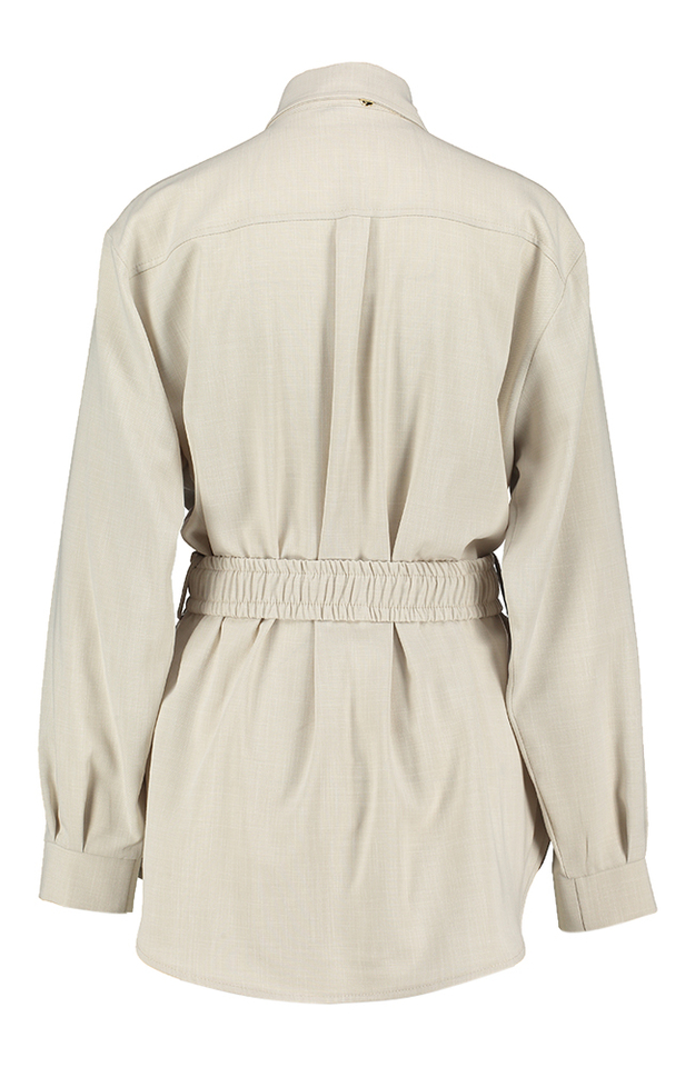 Pearl grey blazer Rinascimento 