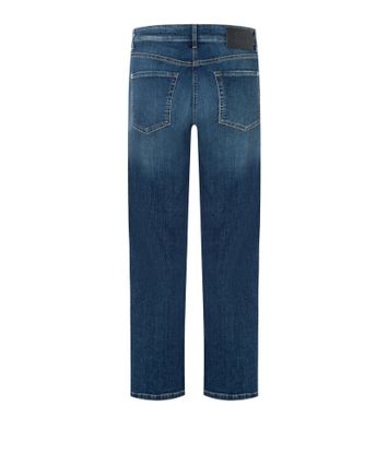 Donkerblauwe straight fit enkelbroek Paris Cambio 