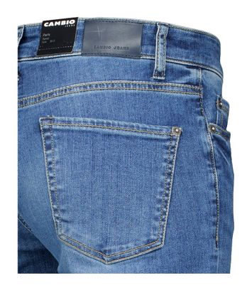 Blauwkleurige flared jeans Paris Flared Cambio