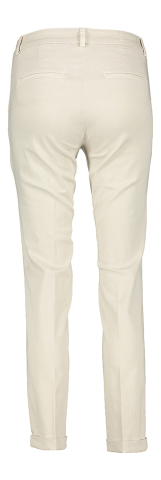 Licht beige slim fit chino broek Stella Cambio