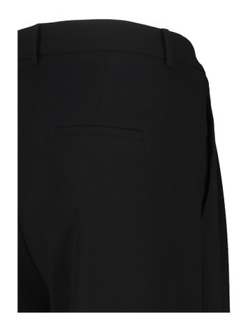 Zwarte geklede wijde broek Anny Cambio