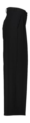 Zwarte geklede wijde broek Anny Cambio