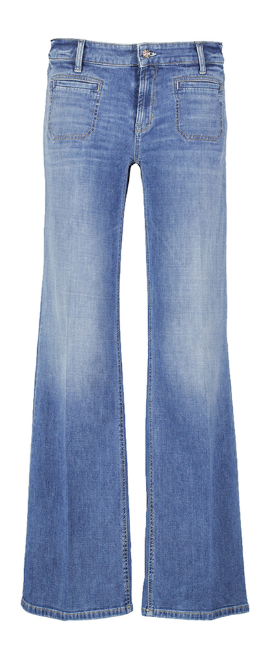 Blauwkleurige flared jeans Tess Wide Cambio