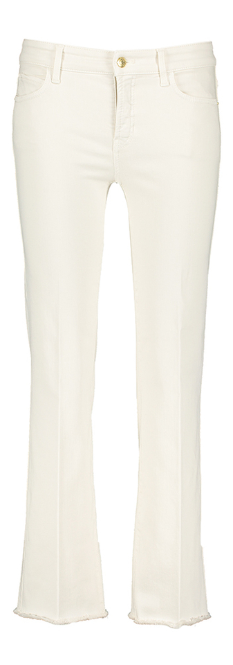 Ecru cropped jeans Francesca Cambio