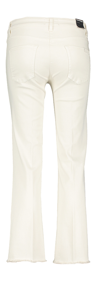 Ecru cropped jeans Francesca Cambio