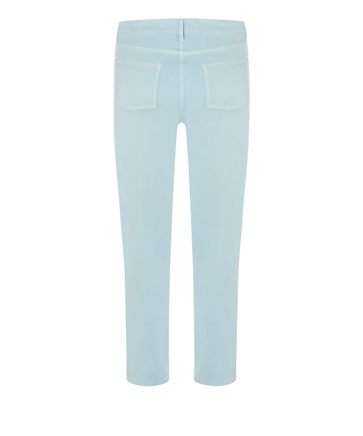 Lichtblauwe cropped slim fit broek Piper Cropped Cambio 