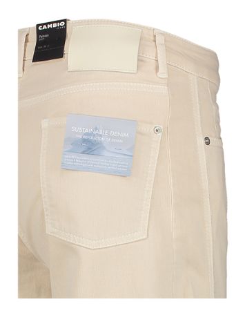 Beige wide leg broek Palazzo Cambio 