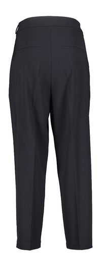 Zwarte geklede broek met bandplooi Elaine Pleata Cambio