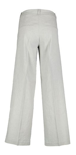 Lichtgrijze linnen broek Mira Cambio