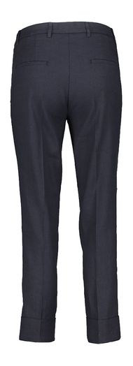 Donkerblauwe linnen broek Krystal Cambio