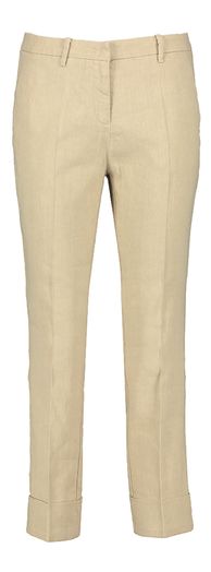 Beige linnen broek Krystal Cambio 