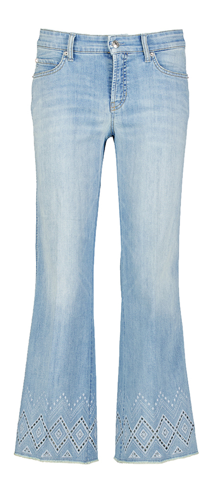 Blauwe jeans met speciale boord Francesca Cambio