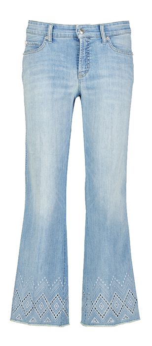 Blauwe jeans met speciale boord Francesca Cambio