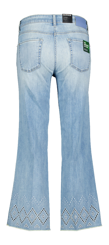 Blauwe jeans met speciale boord Francesca Cambio