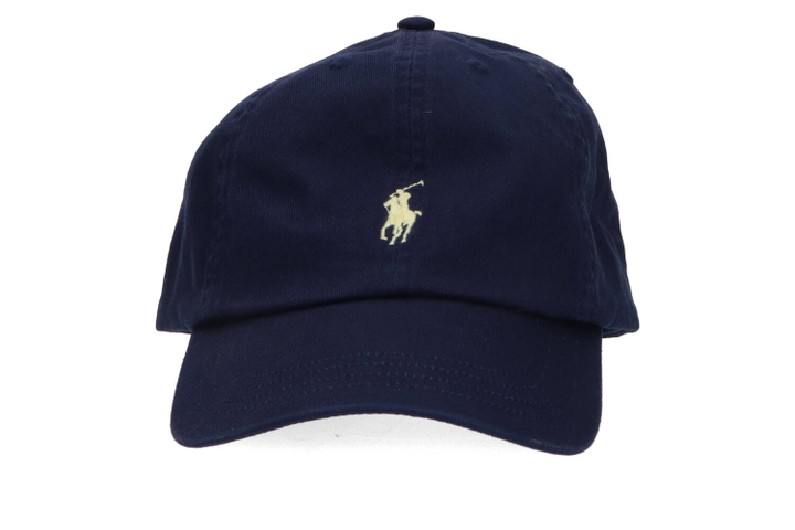 Donkerblauwe katoenen pet met logo Ralph Lauren