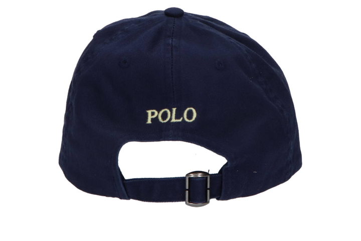 Donkerblauwe katoenen pet met logo Ralph Lauren