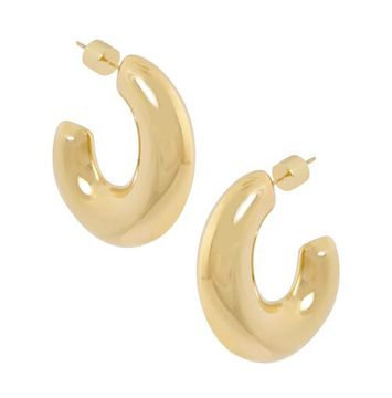 Gouden oorbellen bold hoops Ellen Beekmans