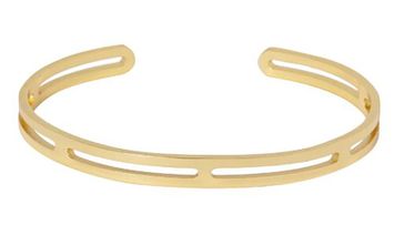 Gouden fijne vergulde Open Bangle Ellen Beekmans