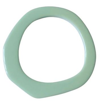 Lichtgroen gelakte armband Ellen Beekman
