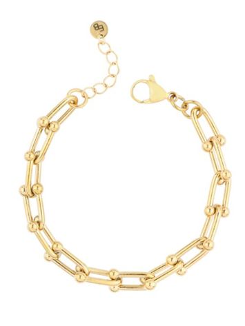 Vergulde fantasie armband Ellen Beekmans
