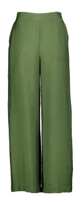 Groene soepelvallende broek met elastiek Seria Pants Minus