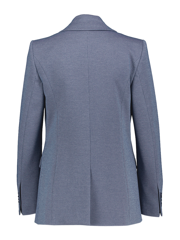 Blauwe blazer met details Atlin Drykorn 