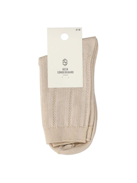 Beige kousen met glitters Beck Sondergaard