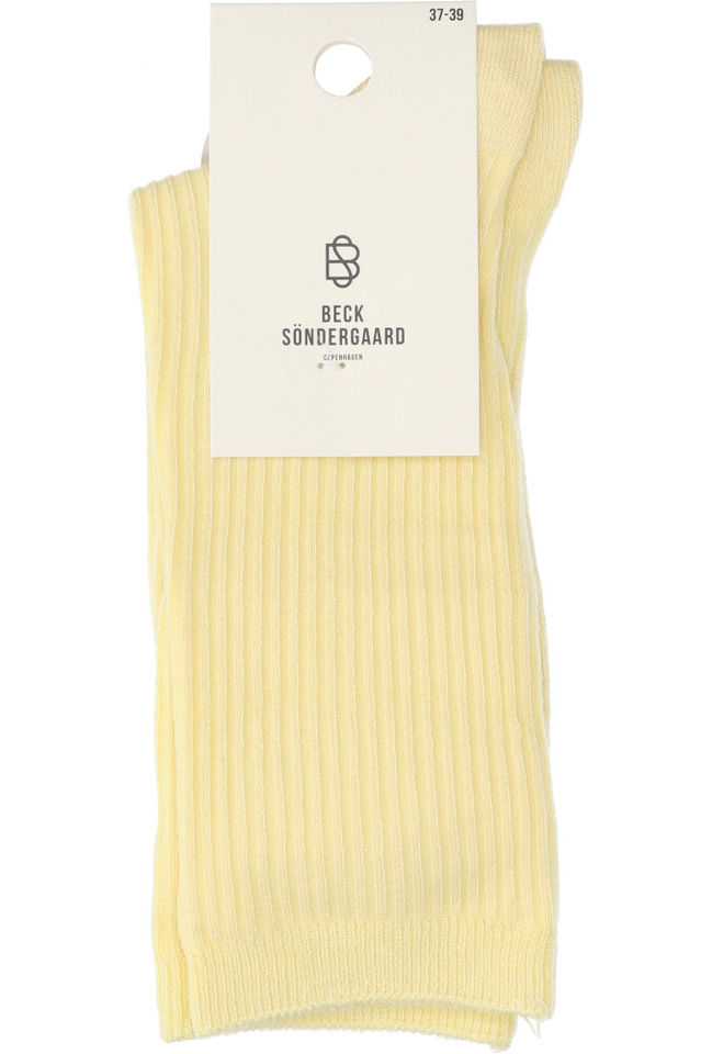 Pastelgele kousen Beck Sondergaard