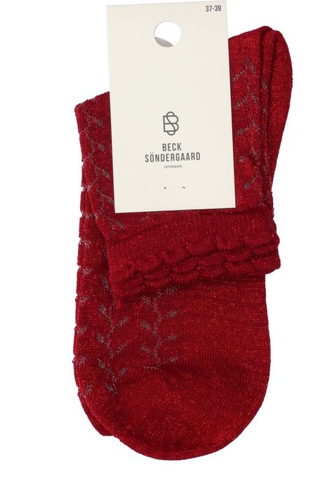 Rode glitterkousen Beck Sondergaard