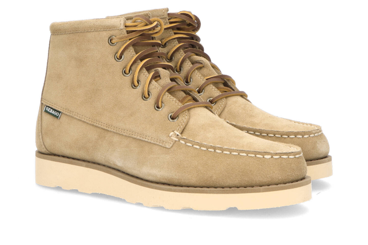 Beige boots in suede Tala Mid Suede Sebago