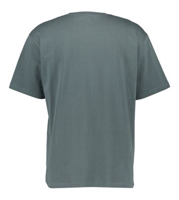 Donikergrijze t-shirt met gezicht logo NNSN