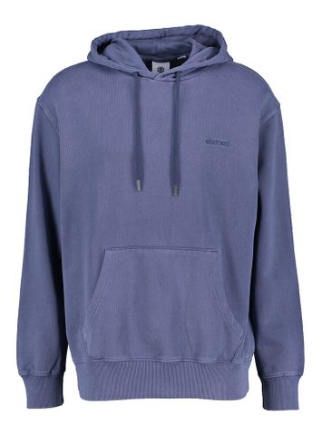 Jeansblauwe sweater met kap Element