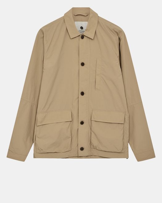 Beige jas in parachutestof Anerkjendt