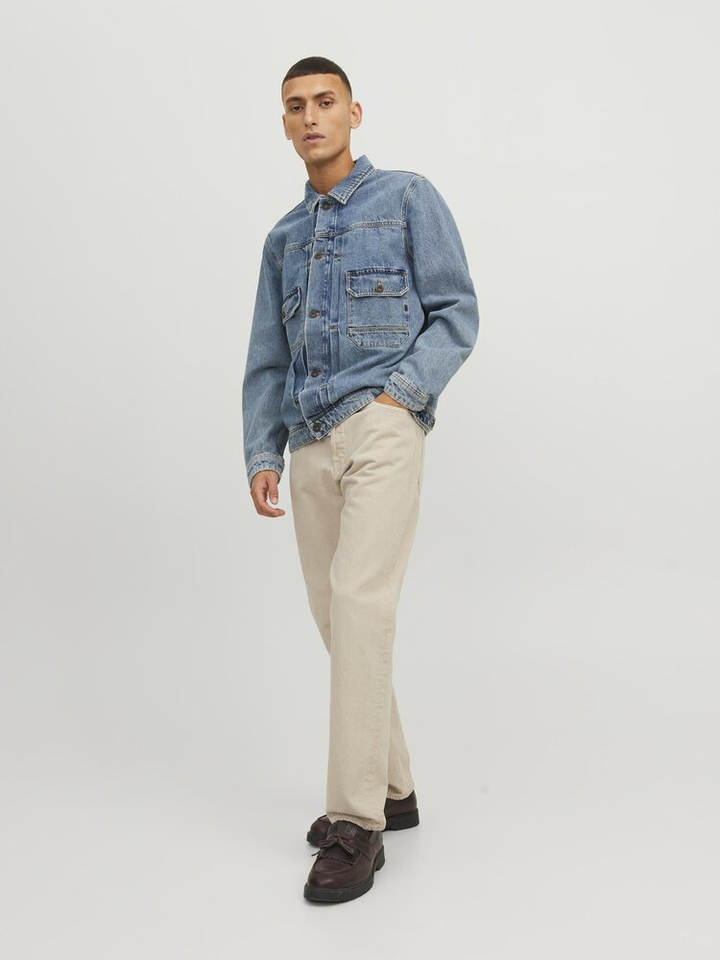 Beige loose jeans JJichris Jach & Jones