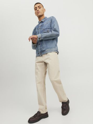 Beige loose jeans JJichris Jach & Jones 