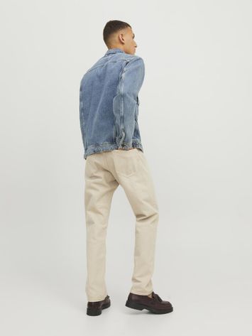 Beige loose jeans JJichris Jach & Jones 