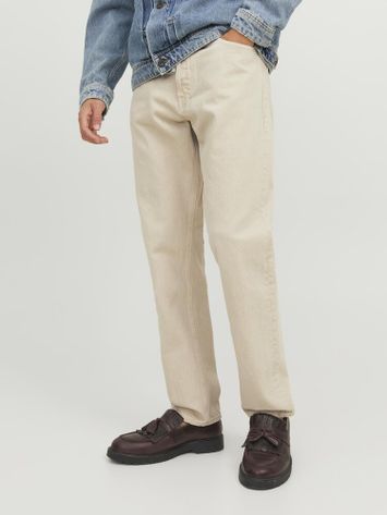 Beige loose jeans JJichris Jach & Jones 