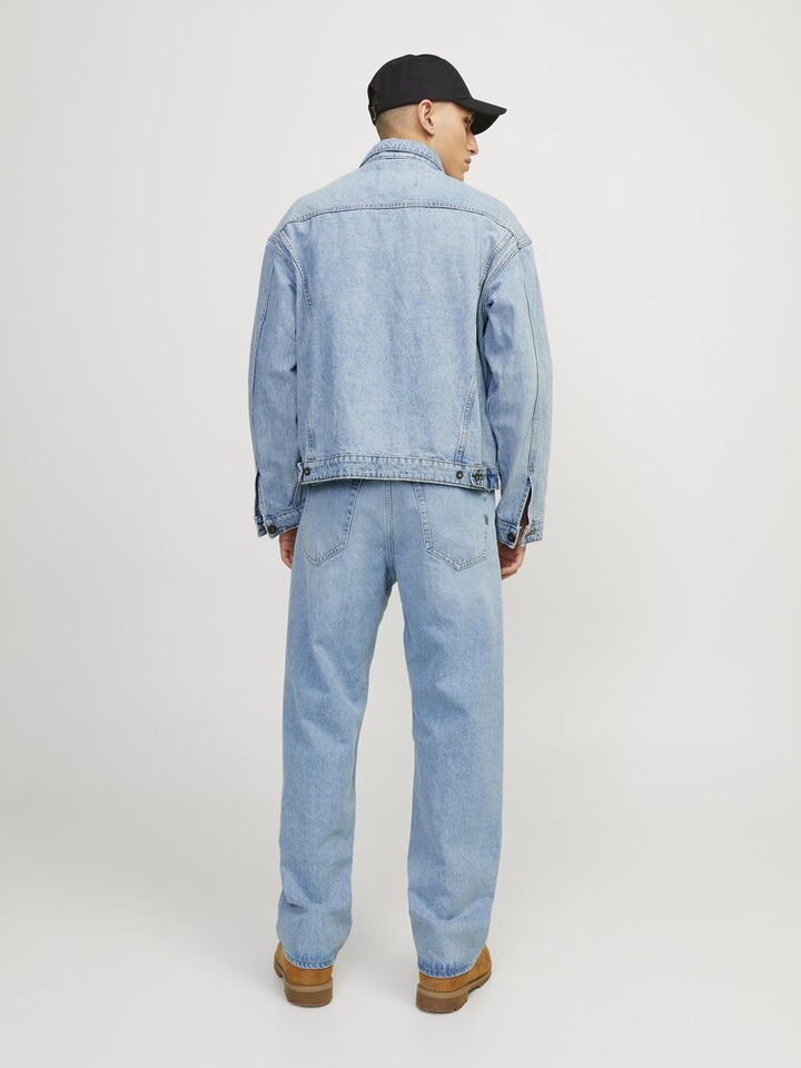 Blauwe loose fit jeans Eddie Jack & Jones