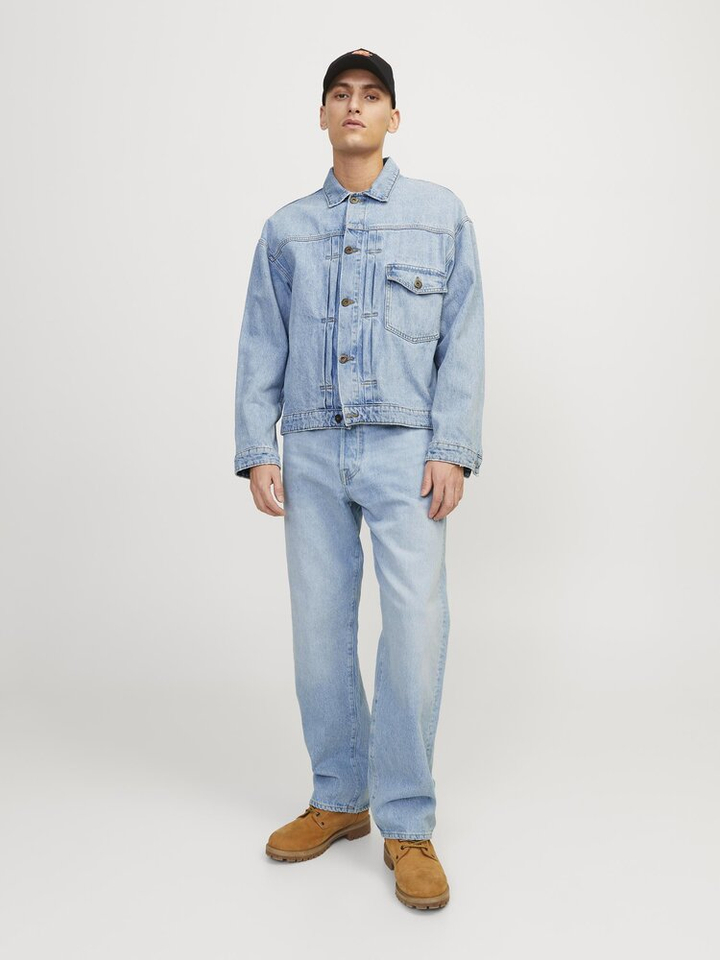 Blauwe loose fit jeans Eddie Jack & Jones