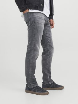 Grijze straight jeans Jack & Jones