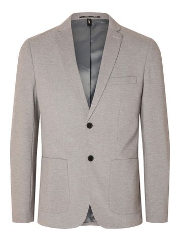 Lichtgrijze blazer Devon Selected