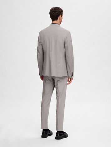 Lichtgrijze blazer Devon Selected