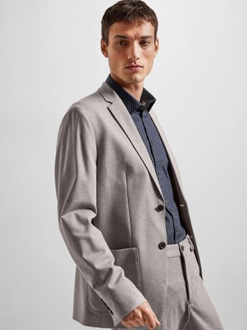 Lichtgrijze blazer Devon Selected