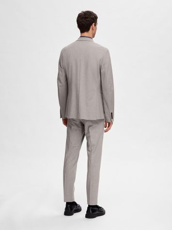 Lichtgrijze blazer Devon Selected