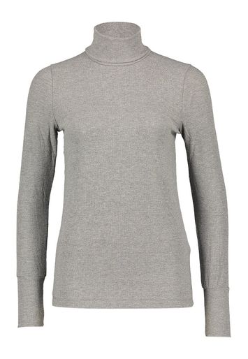 Grijze pull met rolkraag en lange mouwen Numph