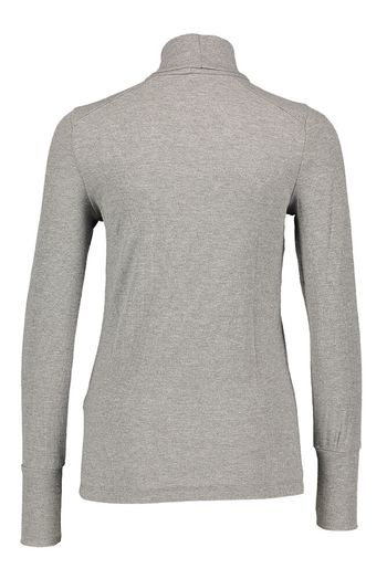 Grijze pull met rolkraag en lange mouwen Numph