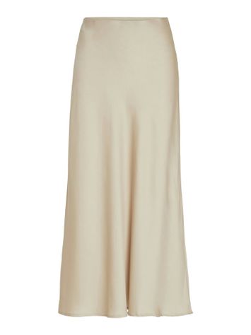 Beige satijnen rok Viellette Vila 